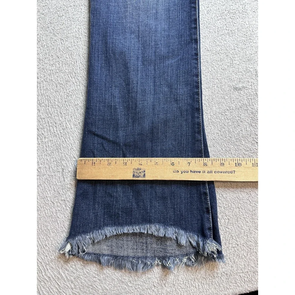 Current/Elliott Flip Flop Bootcut Jeans Womens 32‎ Blue Med Wash Mid Rise 28x29